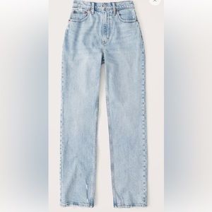 Abercrombie Curve Love Jeans - 90s Straight Leg Ultra High Rise
